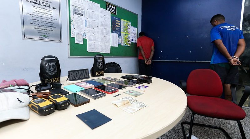 Guardas da Romu impedem assalto a ônibus da linha 130 e prendem suspeitos em Manaus