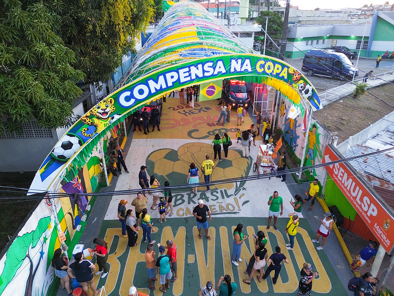 Rua da Copa terá atrações para crianças