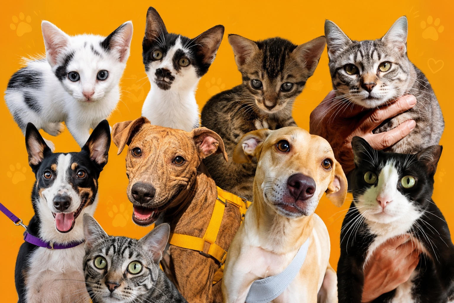Animais resgatados ganham nova oportunidade durante feira de adoção no Manauara Shopping