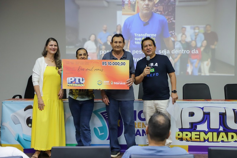 Pagamento em dia do IPTU garante desconto e chance de ganhar prêmios em Manaus