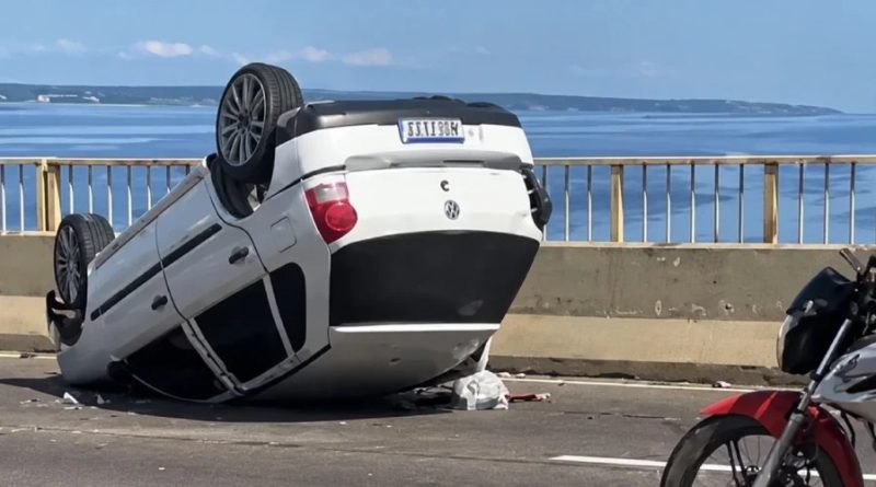 Acidente provoca lentidão na Ponte Rio Negro