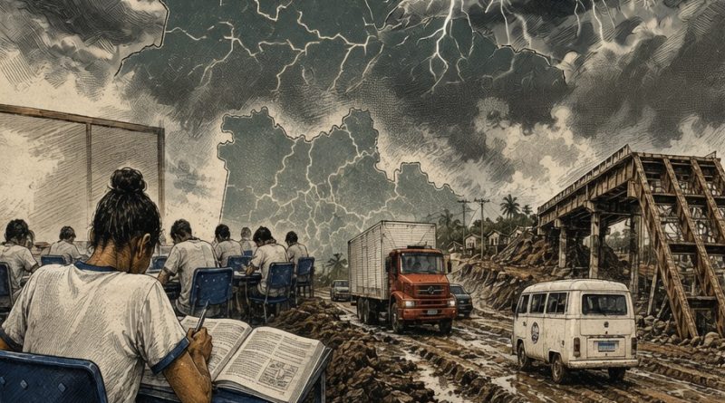 Amazonas lidera ranking negativo em infraestrutura