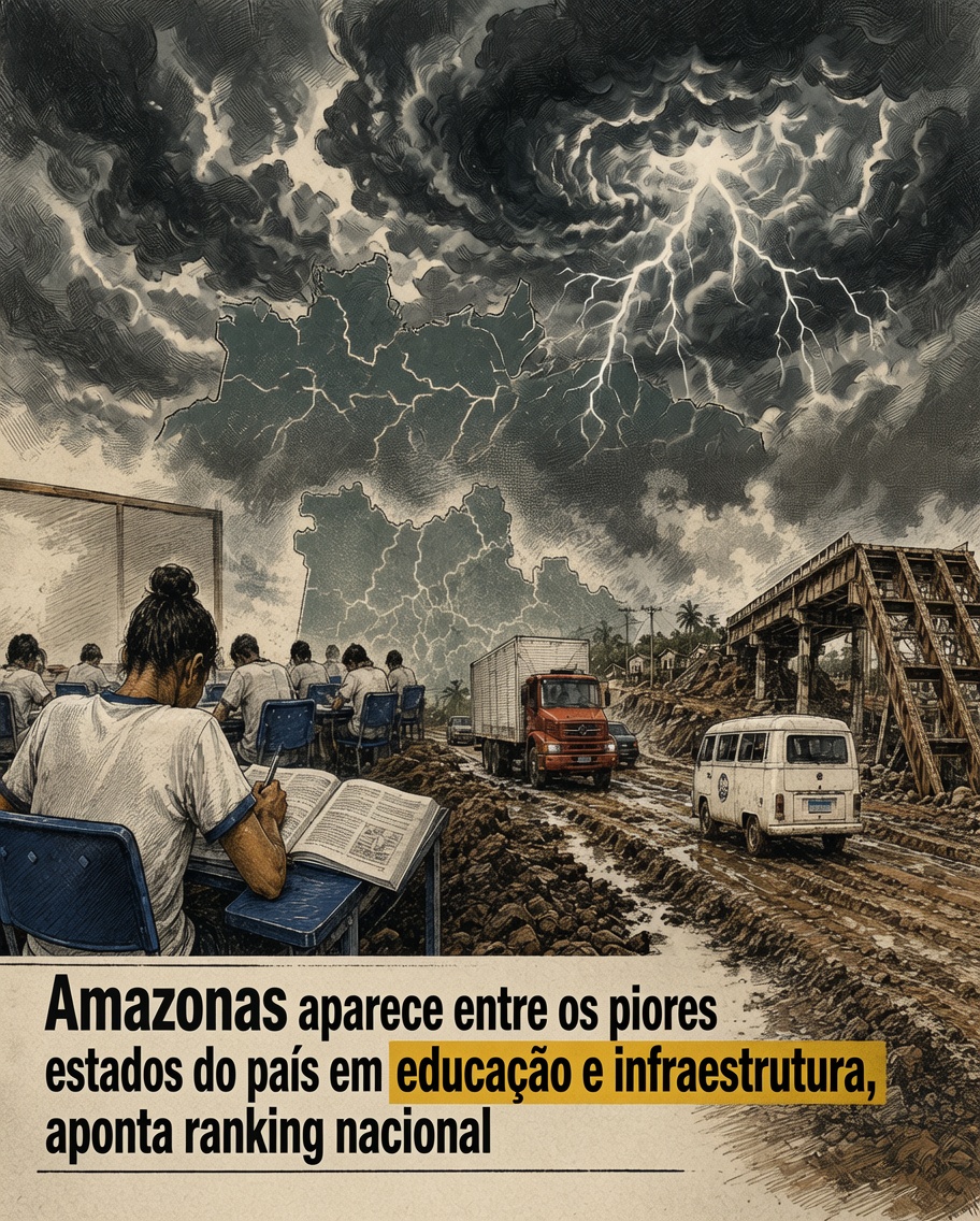 Infraestrutura precária coloca Amazonas na última posição do Brasil