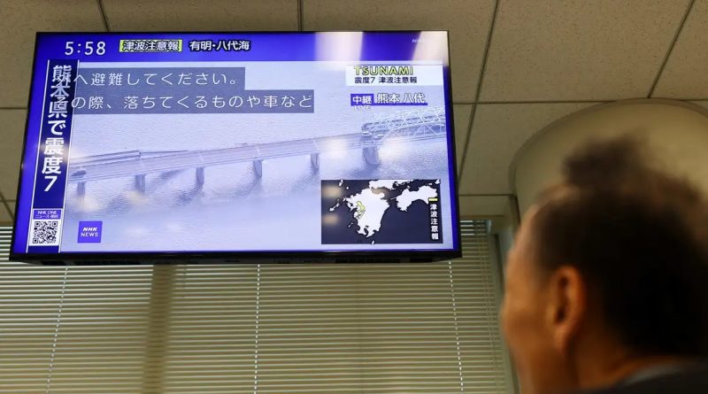 Terremoto no Japão deixa 34 mortos em Kumamoto