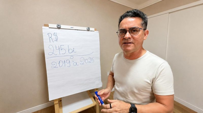 David Almeida apresenta comparativo sobre investimentos públicos no Amazonas