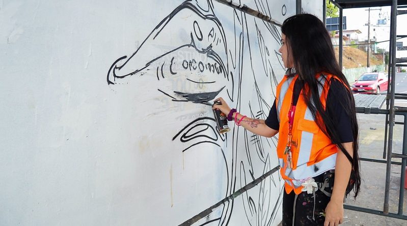 Manaus ganha novas cores com arte nos viadutos