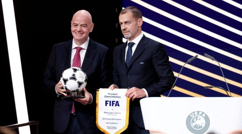 UEFA pede documentos dos EUA sobre plano da FIFA
