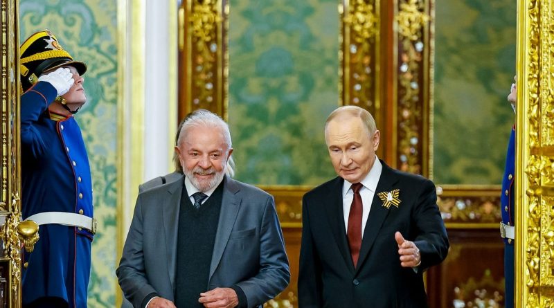 Lula e Putin discutem conflitos e cenário internacional