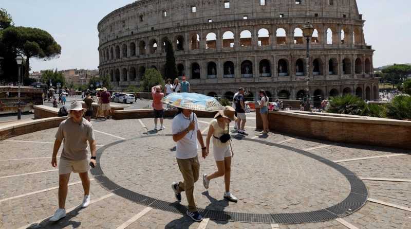 Alerta vermelho atinge 27 cidades da Itália por calor extremo