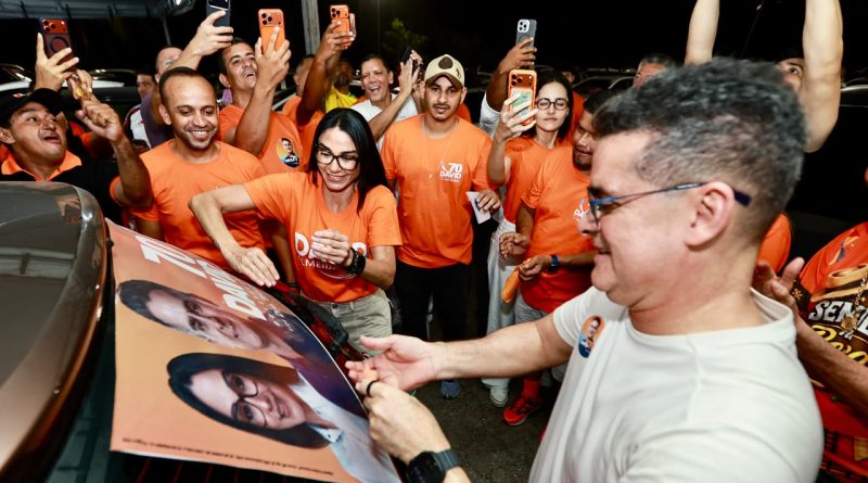 David leva campanha a cerca de 70 pontos de Manaus