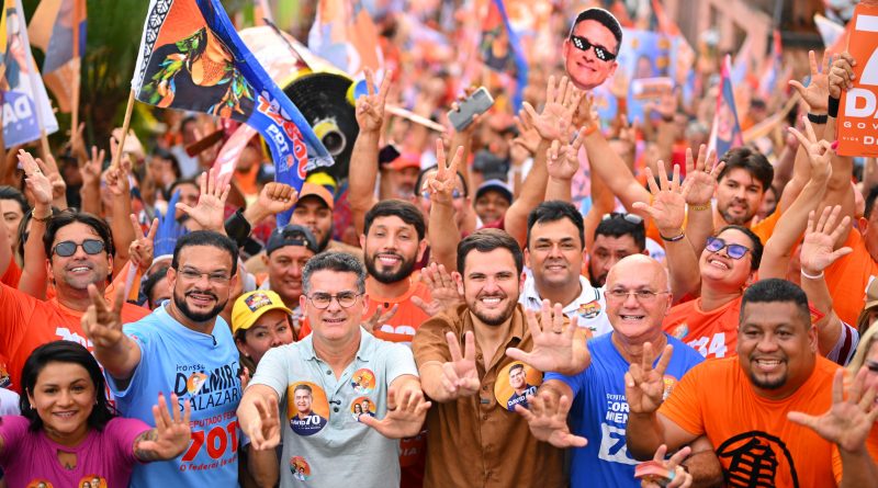 Pesquisa coloca David Almeida em 2º e caminhada lota Redenção