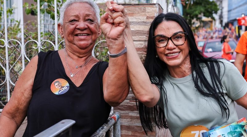 Shádia Fraxe participa de caminhada no Educandos em Manaus