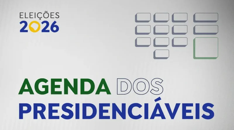 Brasília (DF), 18/08/2026 - Arte Agenda dos Presidenciáveis. Arte EBC