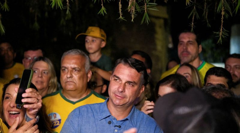 Candidato à Presidência Flávio Bolsonaro em Brasília 4 de outubro de 2026 REUTERS/Diego Herculano
