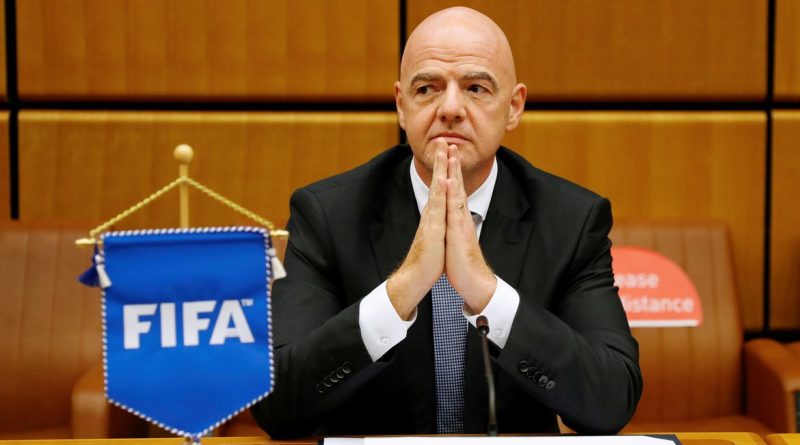 .Gianni Infantino, presidente da Fifa, testa positivo para covid-19