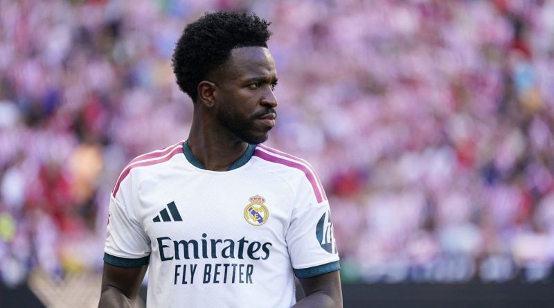 Soccer Football - LaLiga - Atletico Madrid v Real Madrid - Riyadh Air Metropolitano, Madrid, Spain - September 20, 2026 Real Madrid's Vinicius Junior before the match REUTERS/Ana Beltran