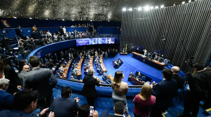 Brasília-01/02/2025 Plenário do Senado Federal durante primeira reunião preparatória destinada à eleição do presidente do Senado Federal. Foto: Edilson Rodrigues/Agência Senado