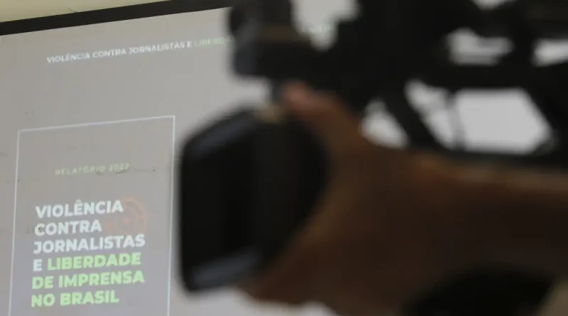 Divulgação do Relatório da Violência contra Jornalistas e Liberdade de Imprensa no Brasil 2022, no Sindicato dos Jornalistas.