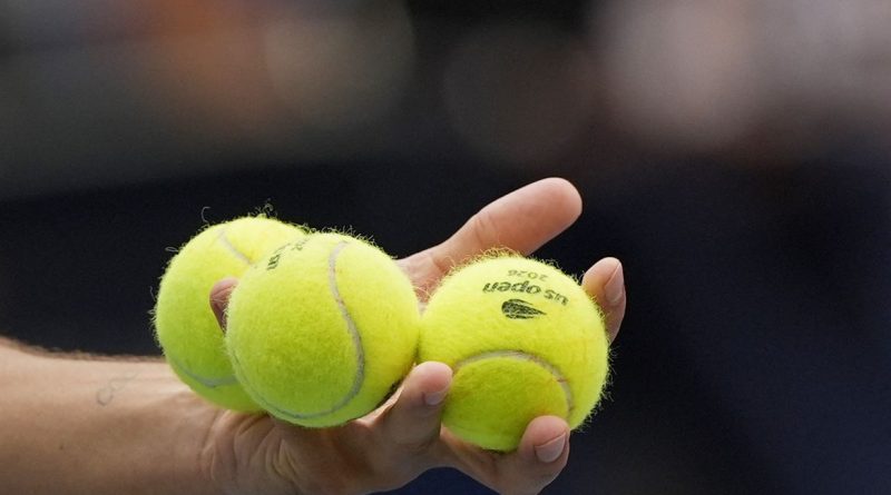 Bolas de tênis no Aberto dos EUA 6 de setembro de 2026 REUTERS/Eduardo Munoz