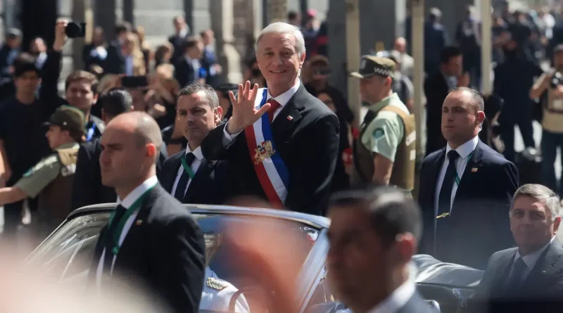 Chile's President Jose Antonio Kast leaves following an ecumenical prayer at the Metropolitan Cathedral, in Santiago, Chile, March 12, 2026. REUTERS/Diego Reyes
