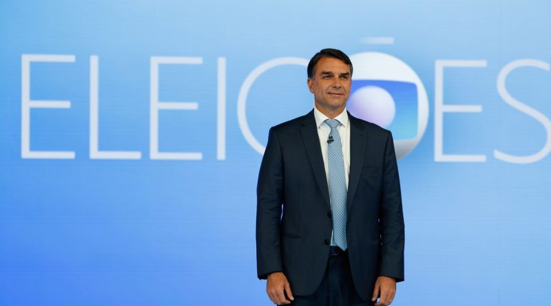 Rio de Janeiro (RJ), 23/10/2026 – O candidato à Presidência da República Flávio Bolsonaro (PL) participa de debate transmitido pela TV Globo no segundo turno das eleições. Foto: Fernando Frazão/Agência Brasil