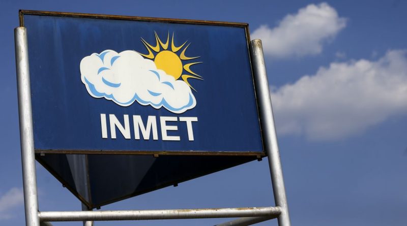 Fachada do instituto nacional de meteorologia (INMET), em Brasília.