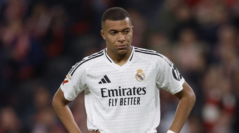 Mbappé em jogo contra Athletic Bilbao 4/12/2024 REUTERS/Vincent West