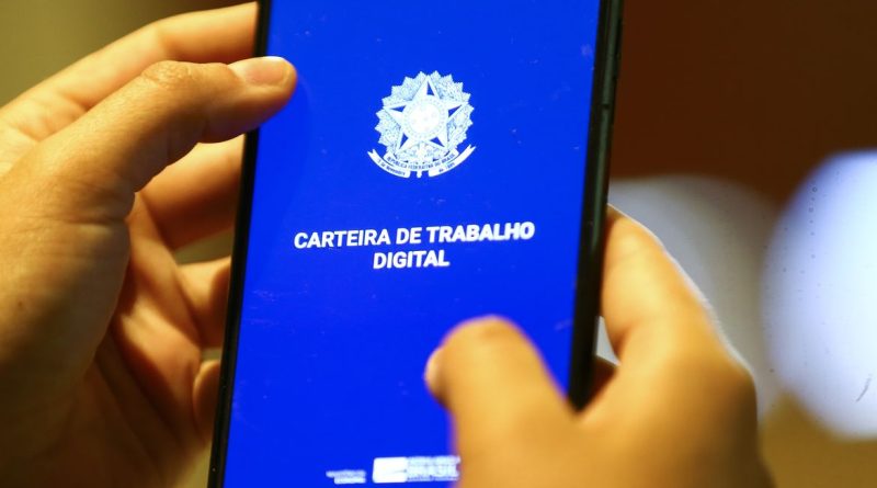 Carteira de trabalho digital.