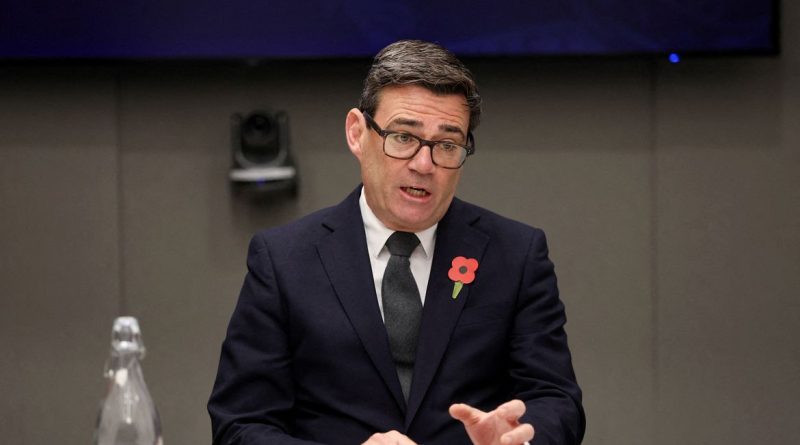 FILE PHOTO: Britain's Prime Minister Andy Burnham attends a meeting of the National Economic Council, focusing on driving growth in all regions of the United Kingdom, in Glasgow, Scotland, Britain, October 30, 2026. REUTERS/Russell Cheyne/Pool/File Photo